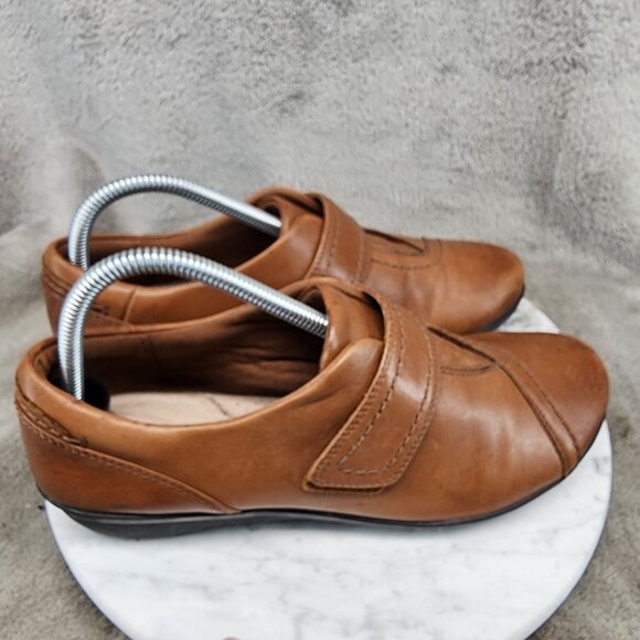 Clarks Shoes Womens Size 9 Everlay Dixie Brown Leather Loafers *GUC* - Picture 4 of 11